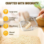 Stainless Steel Pet Litter Scoop – Long Handle Tool for Cat Hygiene