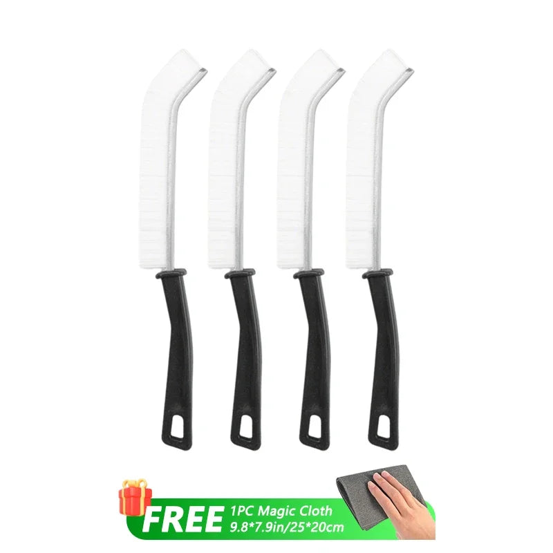 Hard Bristle Crevice Brush – Precision Scrubber for Kitchen and Tile Seams