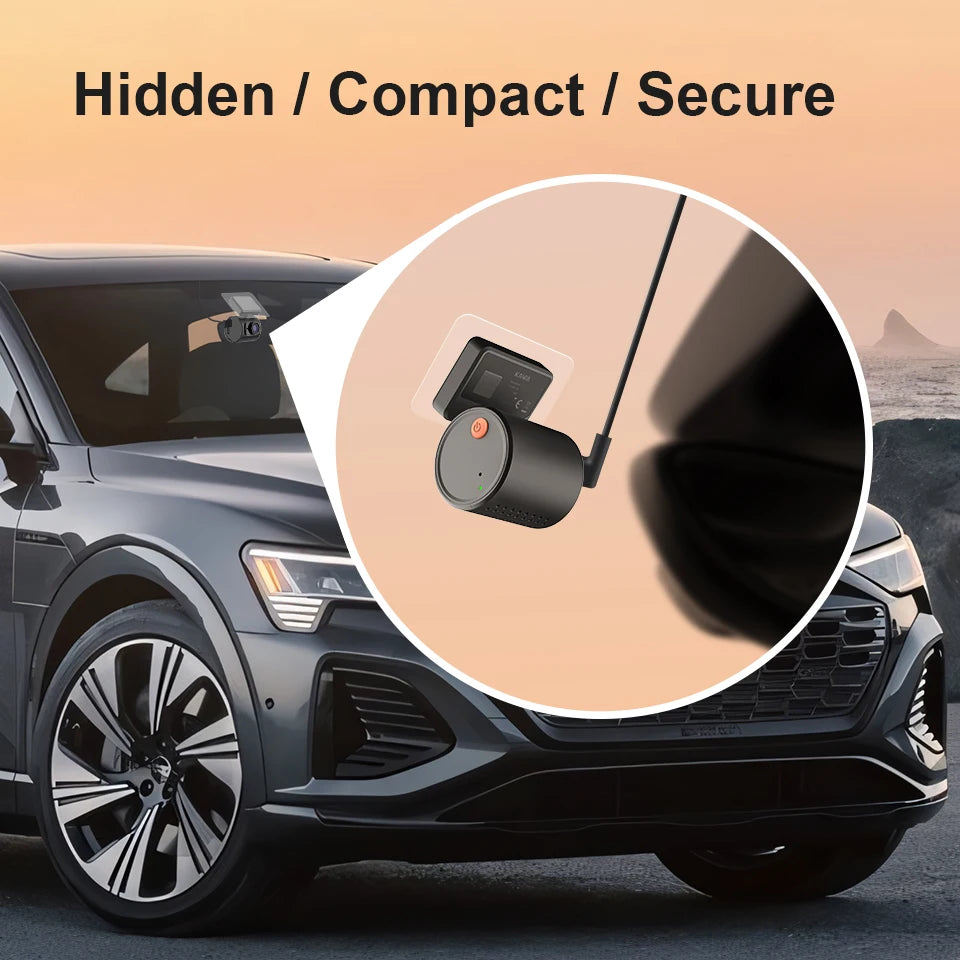 KAWA 2K Dash Camera – Night Vision Video Recorder for Vehicle Security