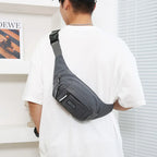 Ultra Thin Canvas Waistpack – Lightweight Men's Belt Bag for Travel Outdoor