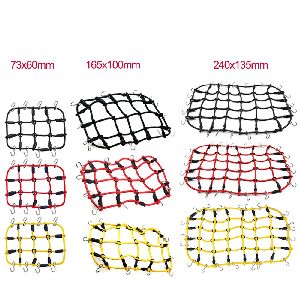 Elastic Luggage Net – Roof Rack Storage for 1/10 to 1/24 RC Crawler Cars