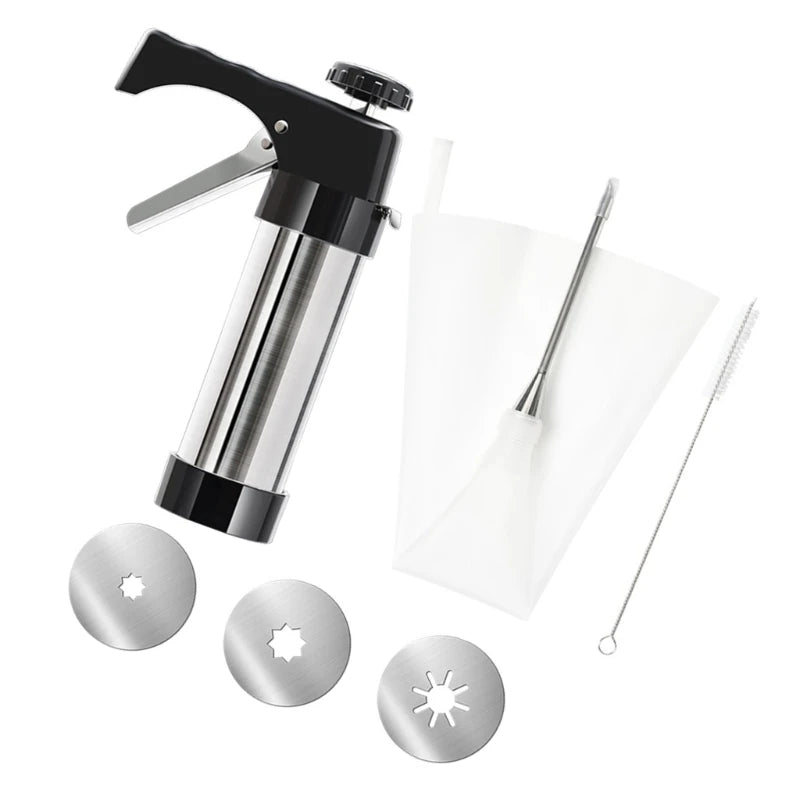 Spanish Churro Making Machine – Manual Cookie Press for Home Snacks