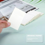 Transparent Sticky Notes – Waterproof Self-Adhesive Memo for Office School
