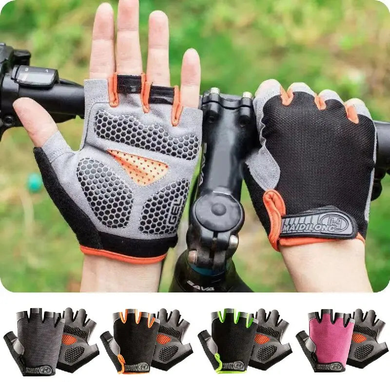 Half Finger Cycling Gloves – Breathable Anti-Slip for Gym and Sport Training