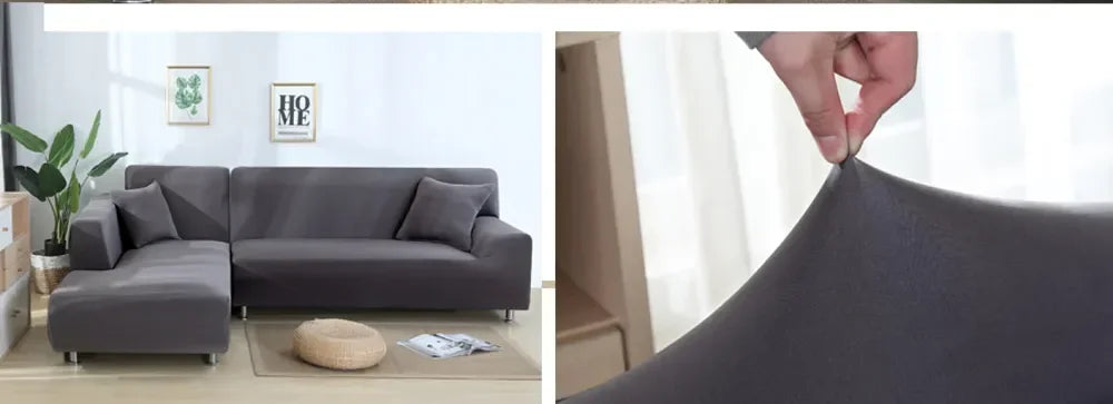 Elastic Spandex Sofa Cover – Stretch Slipcover for Living Room Furniture