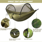 Camping Hammock – Quick Opening with Mosquito Net for Outdoor Sleeping