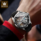 Automatic Mechanical Wristwatch – Skeleton Dial for Men Business Formal