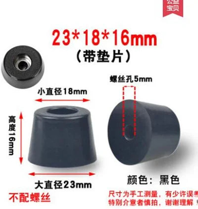 Rubber Furniture Leg Tips – Non-slip Floor Protectors for Tables and Speakers