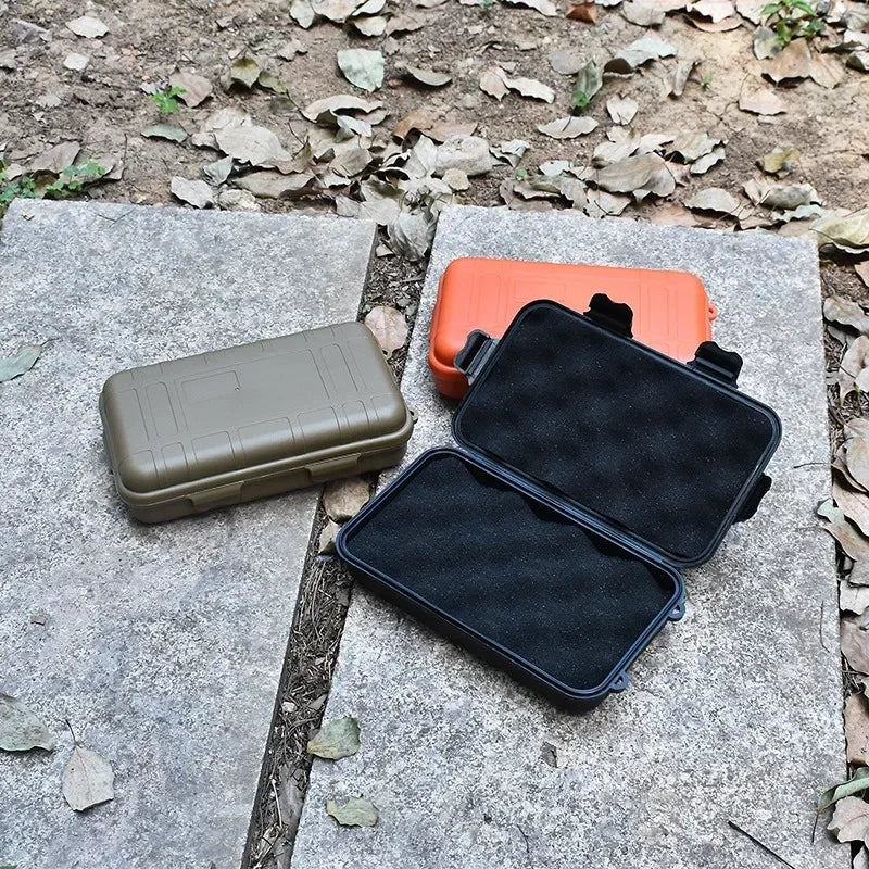 Waterproof Plastic Survival Case – Sealed Storage for Camping and Travel