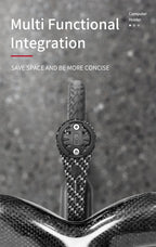 Carbon Fiber Bike Computer Mount – 143mm 165mm Holder for Road Mountain Bikes