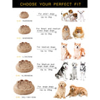 Plush Fluffy Pet Bed – Large Soft Cushion for Dogs and Cats