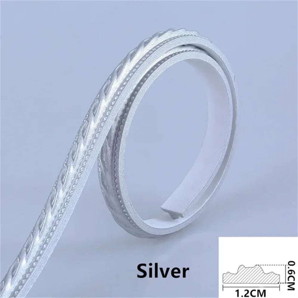 Faux Plaster PVC Trim – Waterproof Self-Adhesive Molding for Home Decor