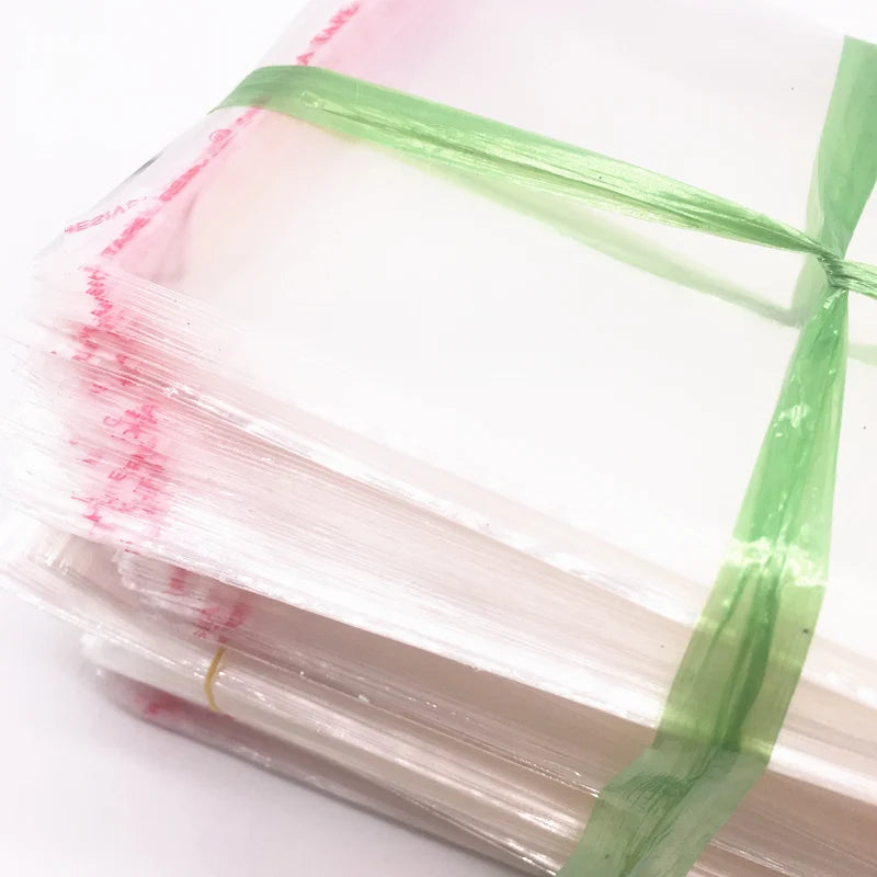 Resealable Clear Poly Bags – Adhesive Plastic Sleeves for Jewellery Storage
