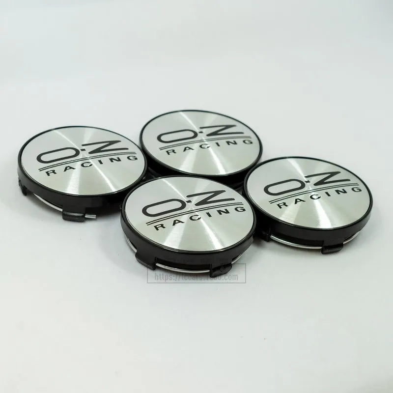 60mm OZ Racing Wheel Center Caps – Adhesive Emblem Badges for Car Styling