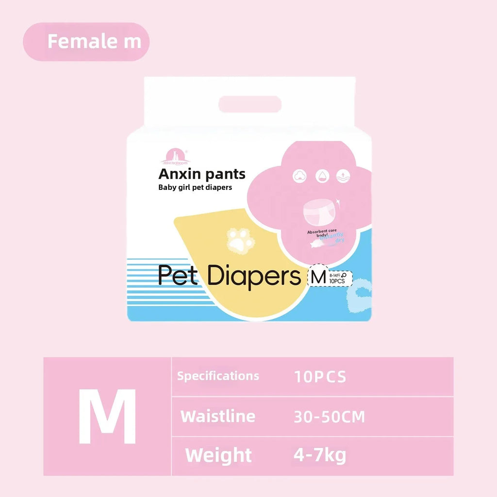 Disposable Male Dog Diapers – Leak-proof Waterproof Shorts for Puppy Care