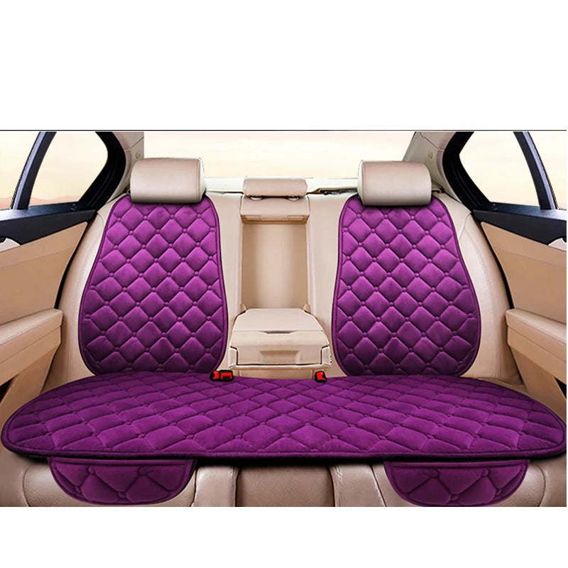 Universal Plush Car Seat Cushion – Winter Warmth for Automotive Interior
