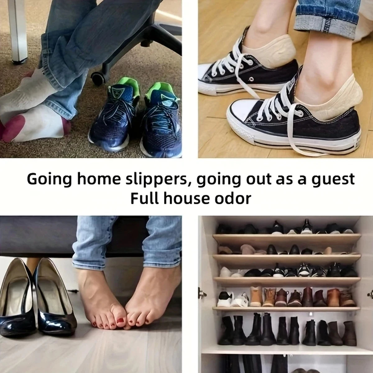 Scented Shoe Insole Stickers – Odor Neutralizing Fresheners for Daily Wear