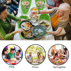 Artificial Banana Palm Leaves – Waterproof Tropical Table Decor for Luau Party