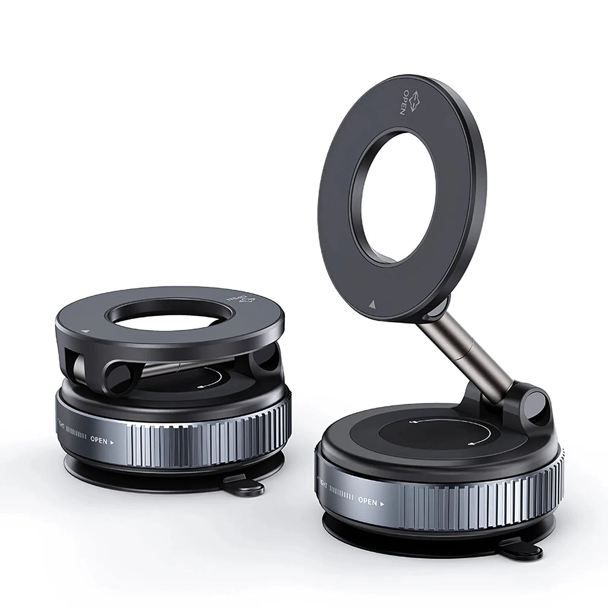 Magnetic Car Phone Holder – 360° Rotatable Suction Mount for Navigation
