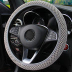 Breathable Mesh Car Steering Wheel Cover – Comfortable Grip for Women