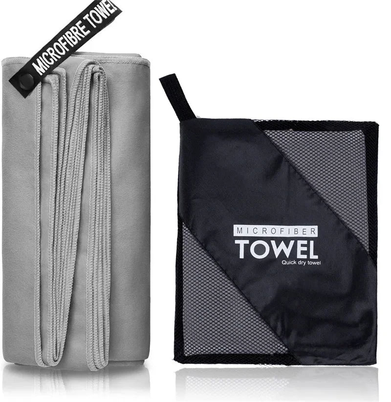 Quick-Drying Microfiber Sports Towel – Compact Travel Gear for Gym and Camping