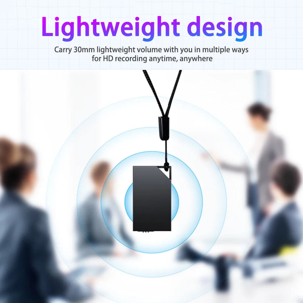 Digital Voice Recorder – Ultra-Thin Audio Dictaphone for Professional Meetings