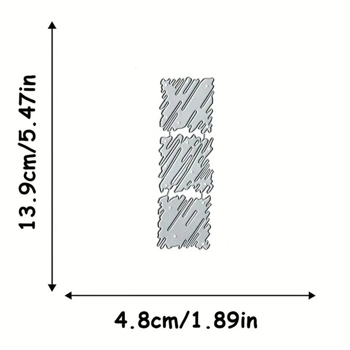 Square Pattern Metal Cutting Die – Embossing Template for Scrapbooking