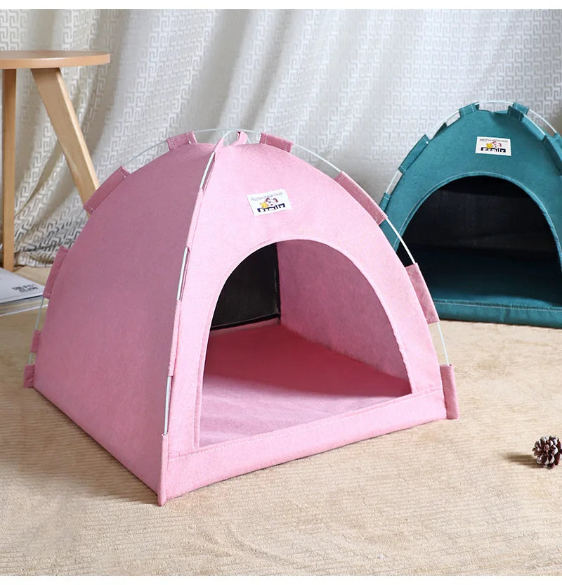 Foldable Pet Tent – Breathable Cooling House for Indoor and Outdoor Use