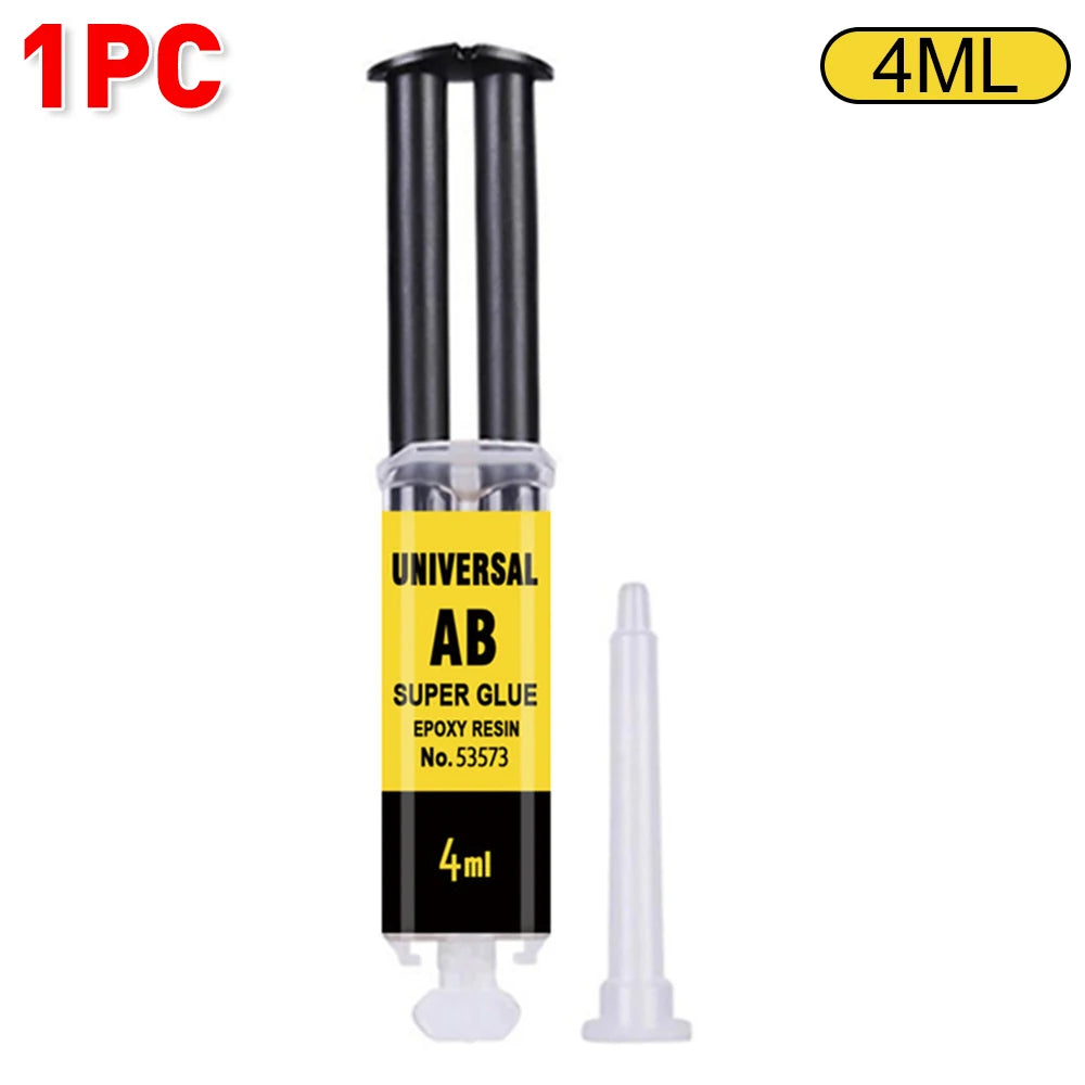 Epoxy Resin AB Glue – Waterproof Fast Setting Adhesive for Wood Metal Repair