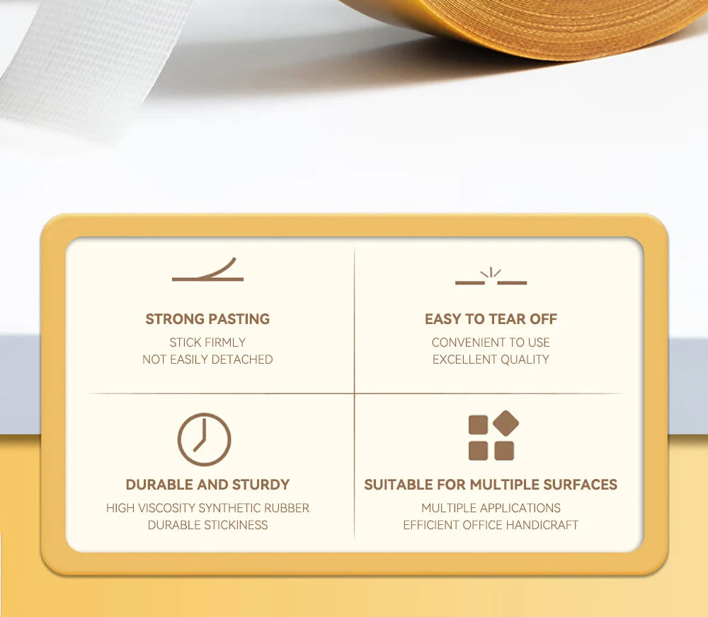 Double Sided Adhesive Tape – Super Strong Traceless Strip for Home and Office