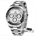 BENYAR Stainless Steel Chronograph Watch – Luxury Quartz for Men