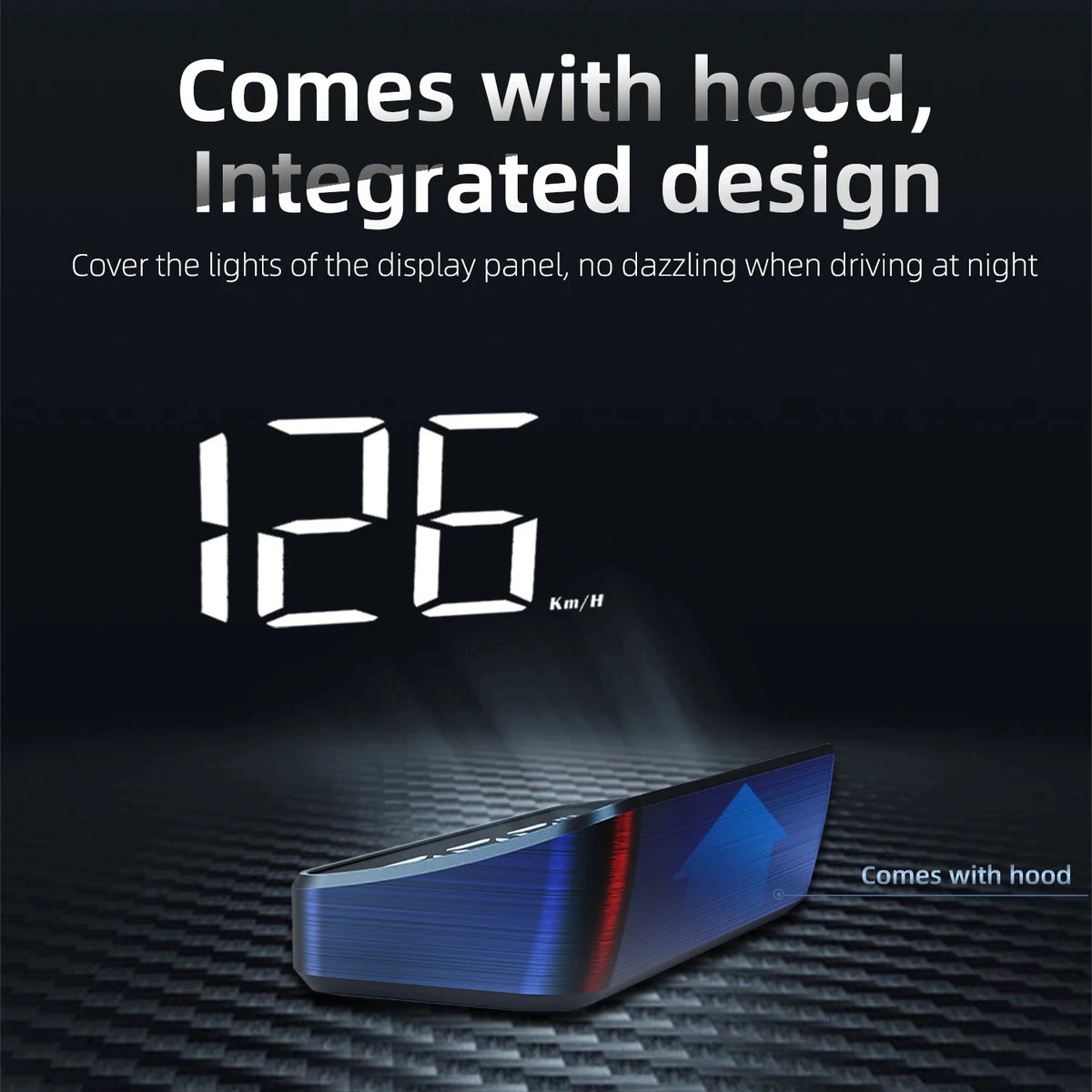 GPS Digital Head Up Display – Windshield Speedometer for Universal Auto