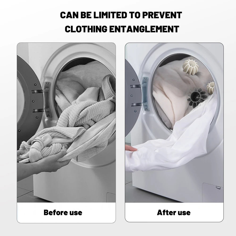 Reusable Silicone Laundry Ball – Pet Hair Remover for Washing Machines