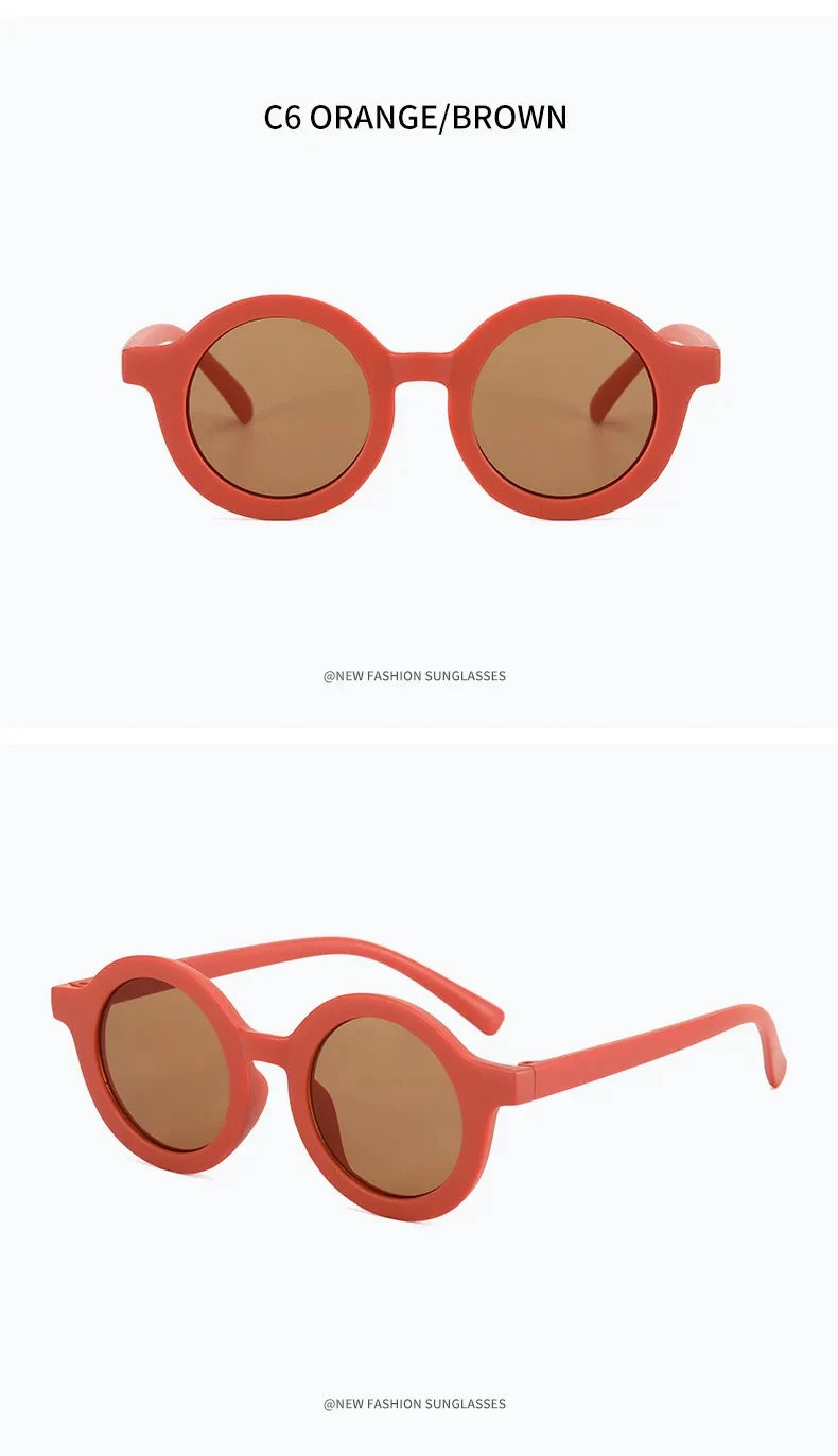 Childrens UV400 Plastic Sunglasses – Lightweight Protective Eyewear for Kids
