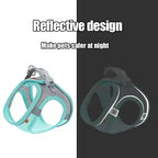 Reflective Breathable Dog Harness Vest – Adjustable for Outdoor Walking