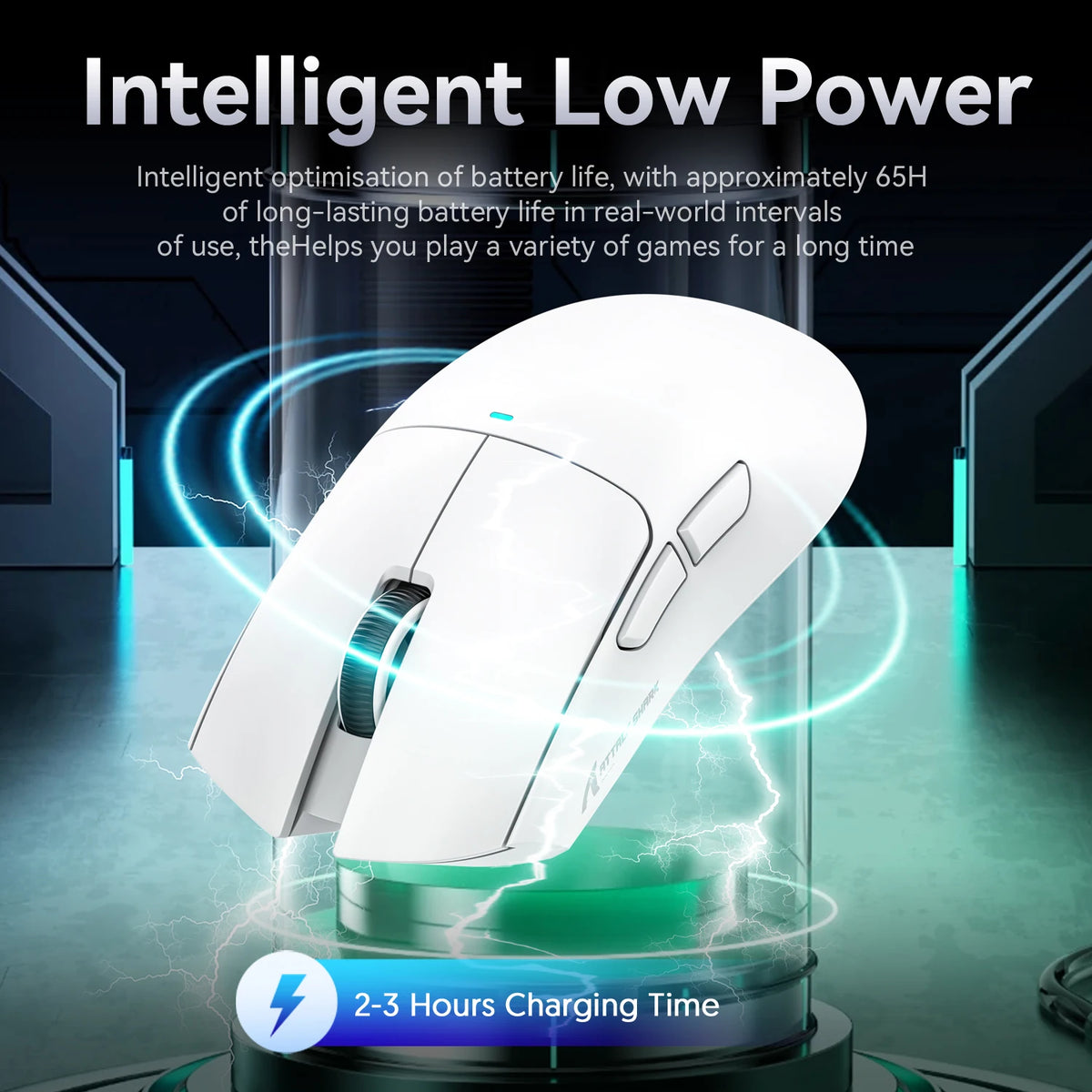 Attack Shark X11 Wireless Gaming Mouse – RGB Tri-Mode for PC Esports