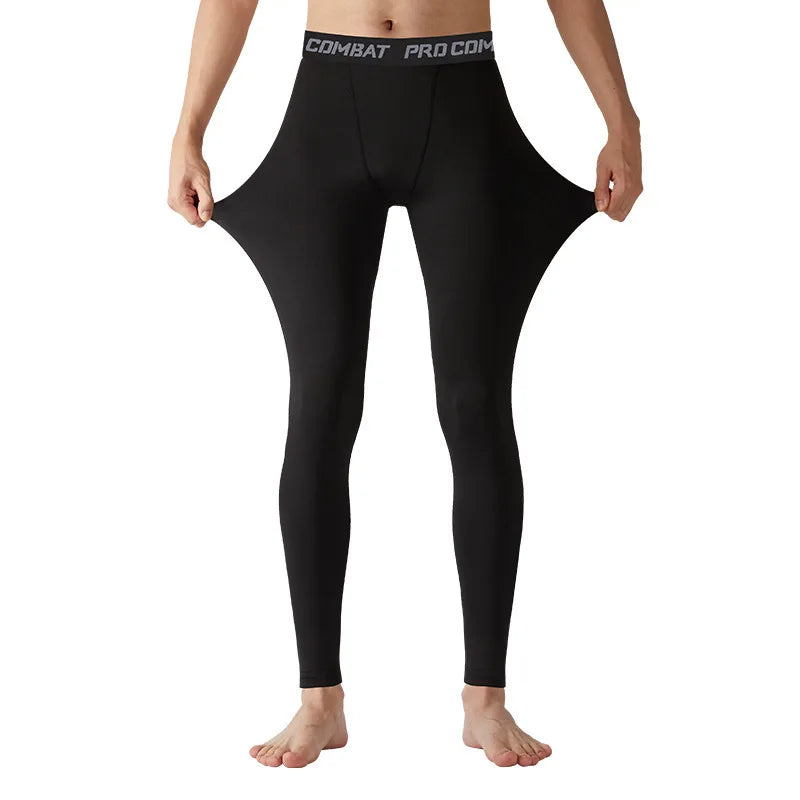 Mens Compression Tights – Moisture Wicking Baselayer for Athletic Workout