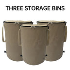 Foldable Outdoor Trash Can – Large Capacity Storage Bin for Camping and Laundry