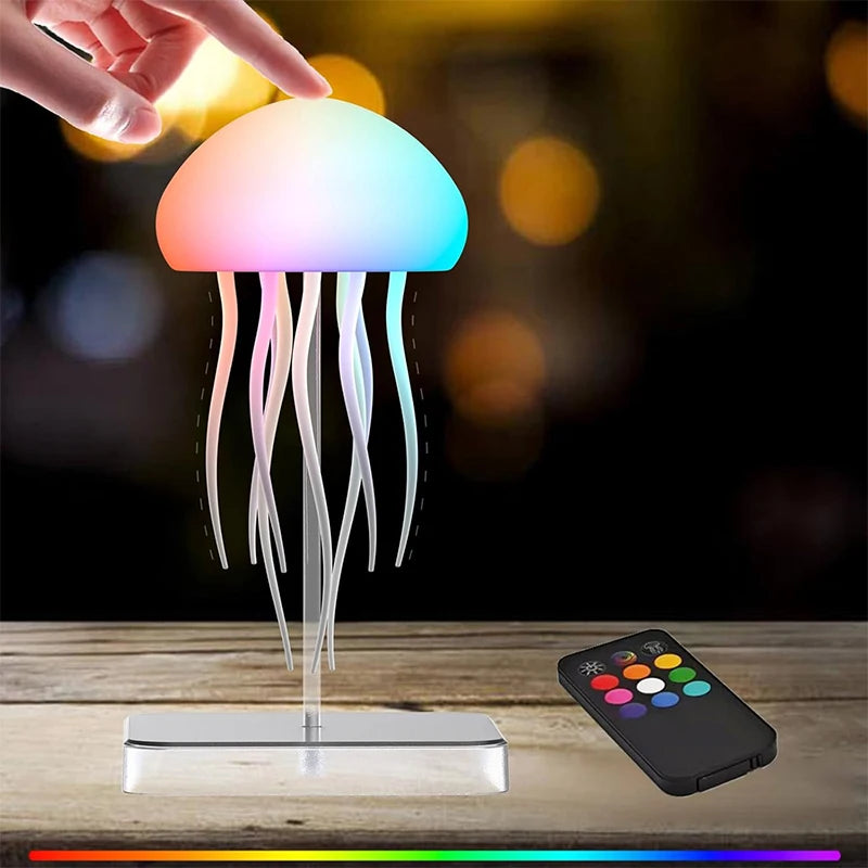 LED Jellyfish Lamp – Color Changing Night Light for Home Decor