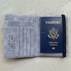 Personalized Passport Cover – RFID Blocking World Map Design for Travel
