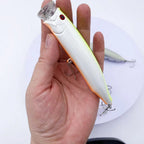 Reinforced Popper Fishing Lure – 28g Wire-Integrated Bait for Seabass Casting
