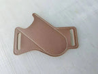 PU Leather Folding Knife Sheath – Anti-Scratch Belt Holder for Camping Tools