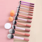 Synthetic Makeup Brush Set – Soft Cosmetic Tools for Foundation and Eyeshadow
