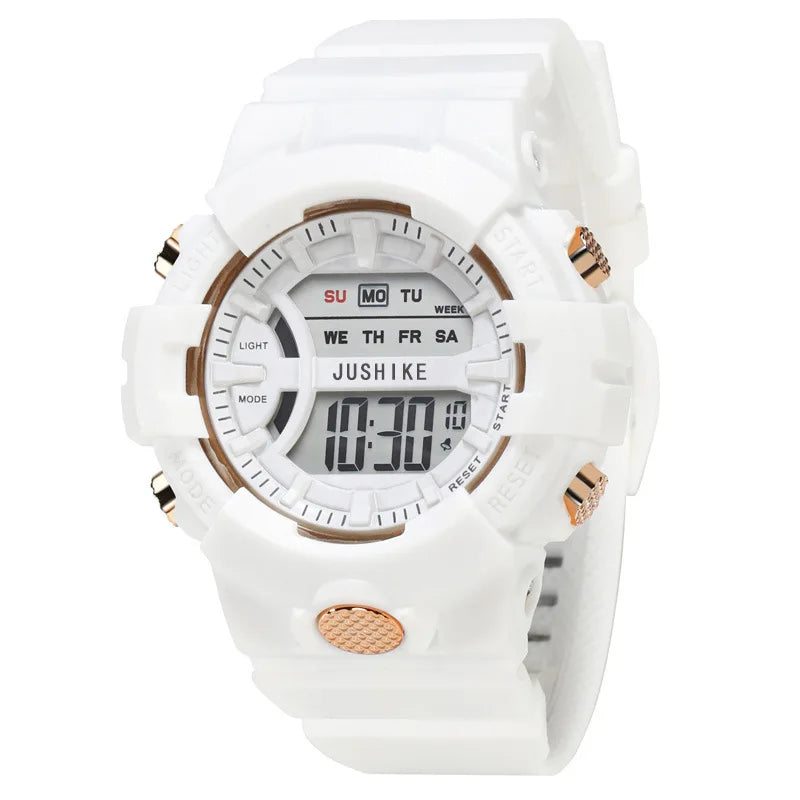 Digital LED Sport Watch – Waterproof Countdown Timer for Women