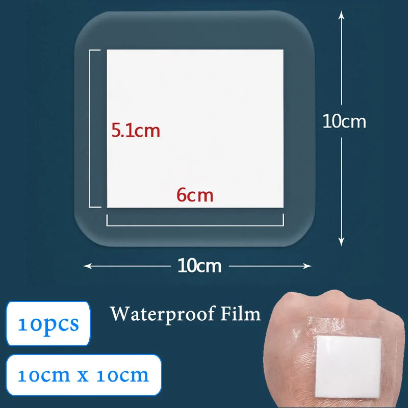 Sterile Waterproof Adhesive Bandages – Breathable Wound Dressing for First Aid