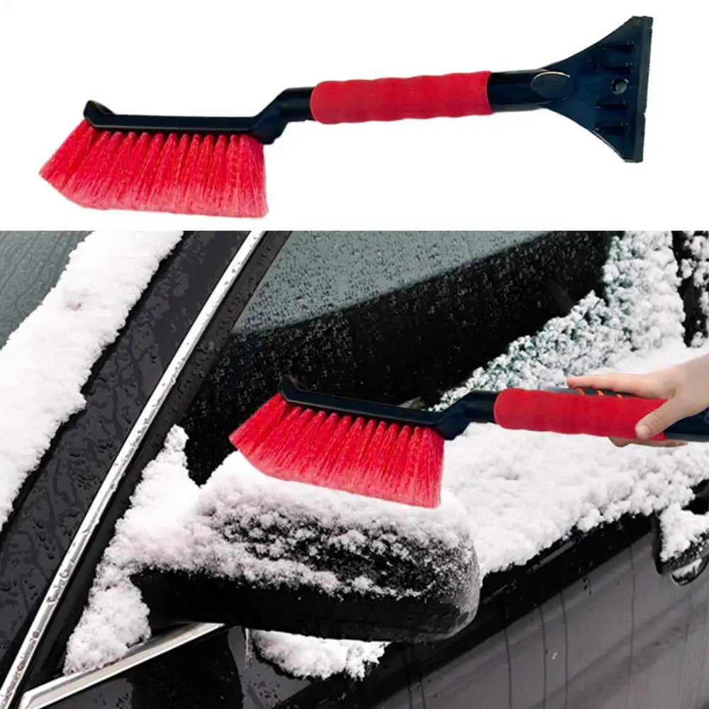 Car Snow Brush and Ice Scraper – Ergonomic Foam Grip for Winter Vehicle Care