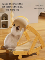 Vertical Sisal Cat Scratcher – Scratch-Resistant Claw Toy for Indoor Kittens