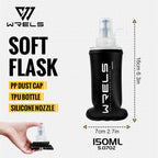 TPU Soft Water Bottle – Foldable BPA Free Hydration Flask for Running Hiking