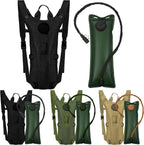 Waterproof Nylon Hydration Backpack – 3L Water Bladder for Hiking and Cycling