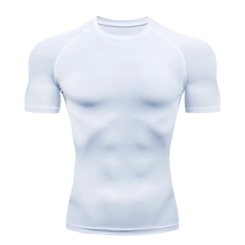 Compression Slimming Vest – Body Shaper T-Shirt for Men Gym Fitness
